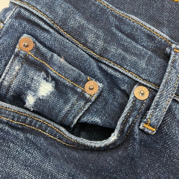 Agolde Womens Sz 28 Sophie Denim jeans High-Rise Skinny Dark Wash*Read - Picture 6 of 14
